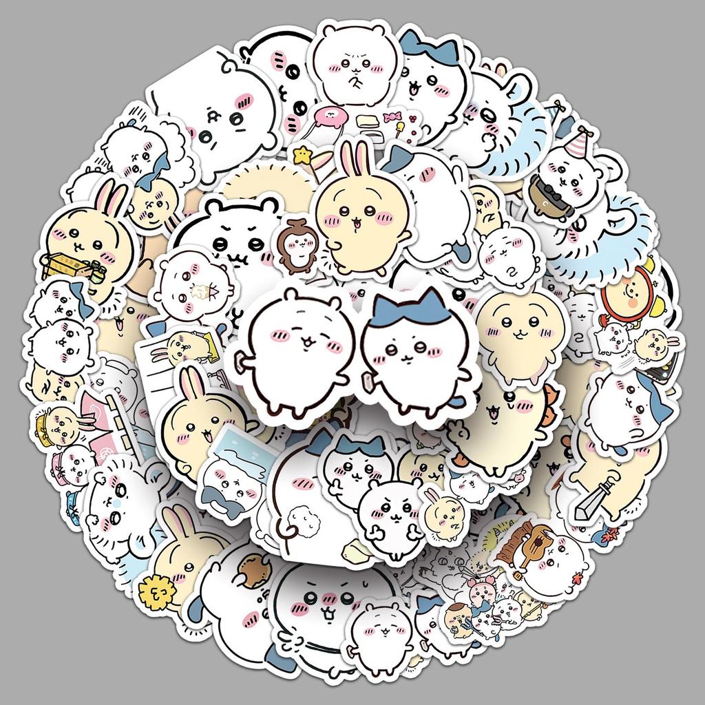 50 Chiikawa Anime Stickers: Waterproof, Cute Japanese Designs for Planners & Decoration