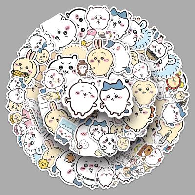 Chiikawa Waterproof Anime Sticker Set - 50 Cute Japanese Decorations for Planners and Books