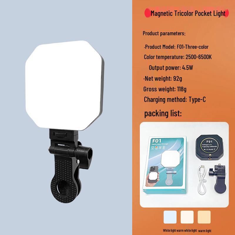 Portable RGB Pocket Fill Light for Photography