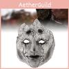 Black Myth Wukong Latex Half Face Mask For Halloween Terrifying Costume Party Accessory
