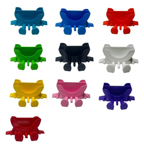 Funny Sponge Holder with Drainage Creative Sink Organizer for Kitchen 3D Printed Smile Sponge Rack Kitchen Sink Accessory