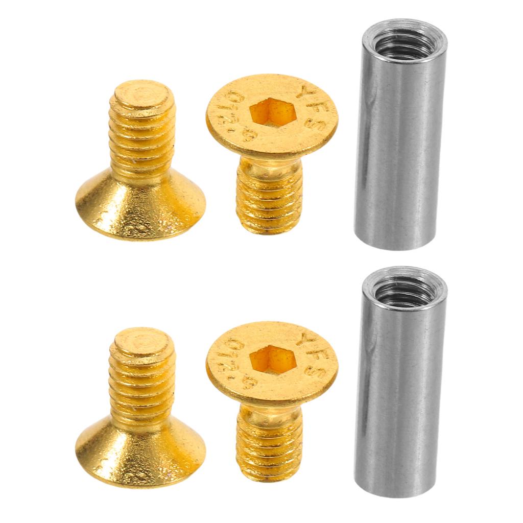 2pcs Brass Knife Handle Rivets Diy Repair Fasteners For Wooden Kitchen Knives Sturdy Fixing Bolts For Chef Knife Handles