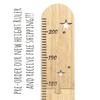 1Set Kids Height Growth Chart Ruler Children Height Gauge Room Decoration for Home Bedroom Dormitory Household