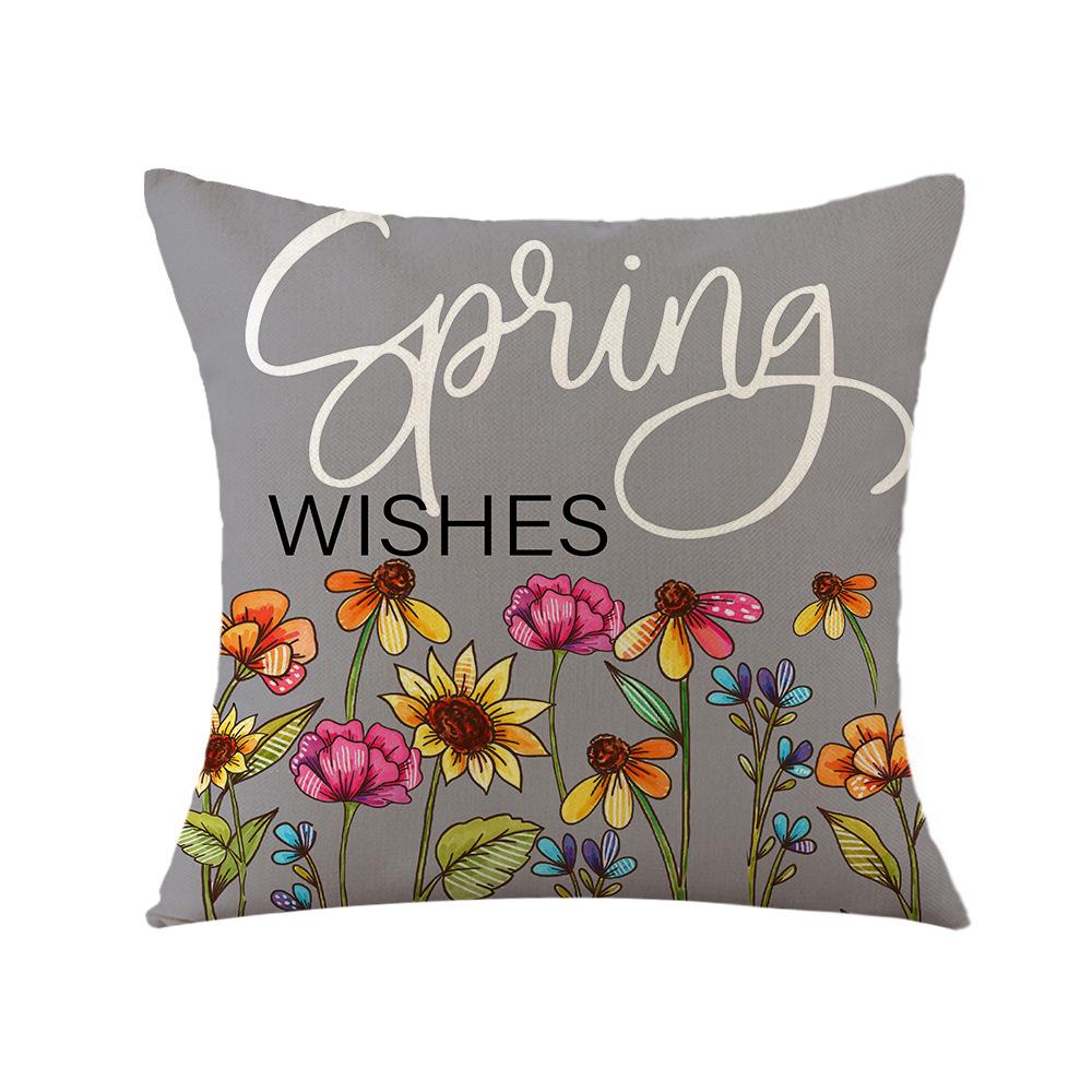 Easter Pillow Cartoon Rabbit Sofa Pillow Living Room Decoration New Printed Pillow