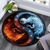 Cartoon Print Round Area Rug,Carpet Rug for Living Room Bedroom Sofa Playroom Decor,Non-slip Floor Mat