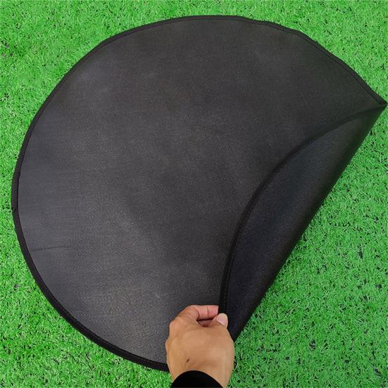 24/32/36inch Fire Pit Mat Round Heat Resistant Portable Fireproof Floor Protective Mat for BBQ