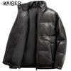 Kaiser Men's Stand-Collar Sheepskin Down Jacket