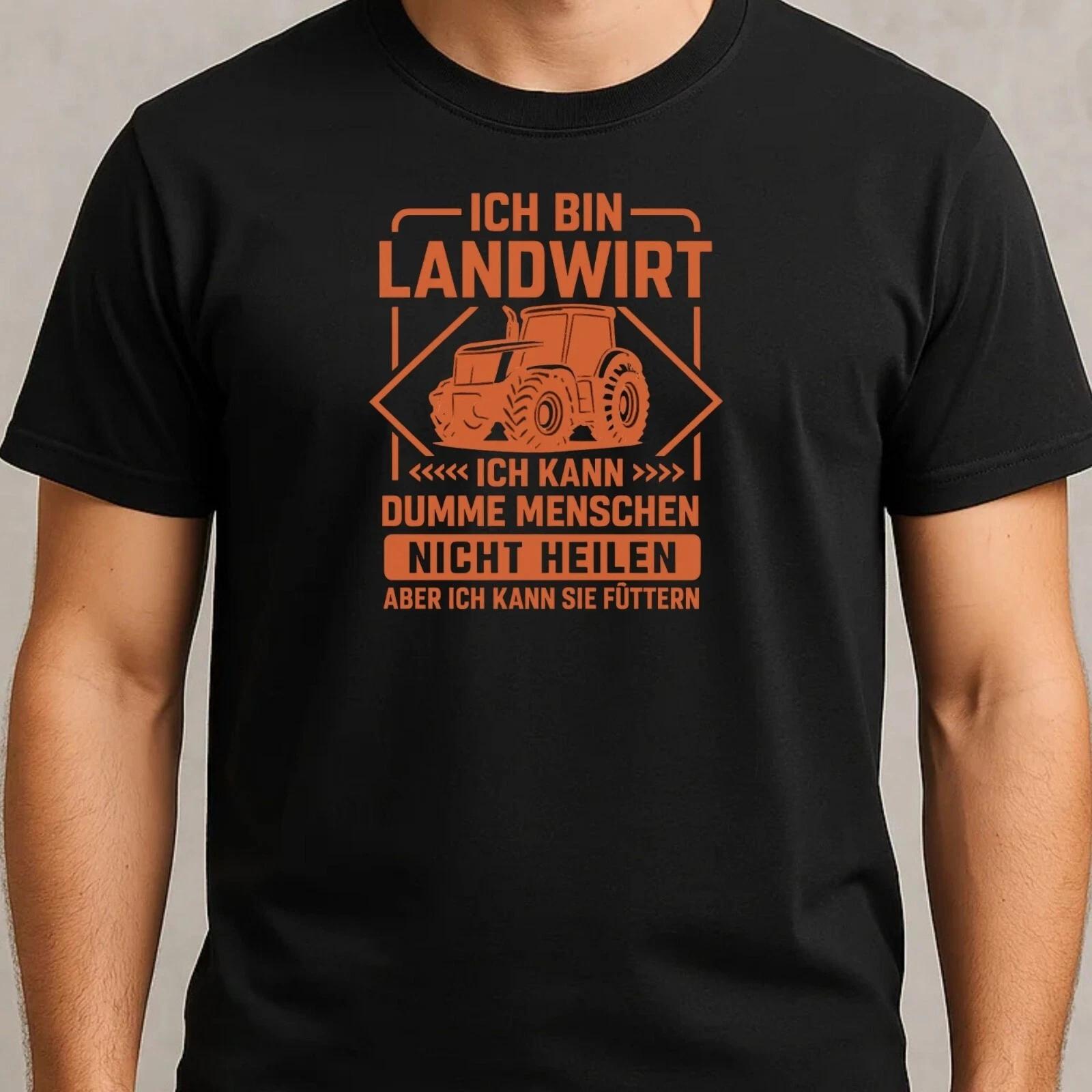 T-Shirt Herren Landwirt Bauer Spruch Motiv Baumwolle Größe S bis 5XL XL