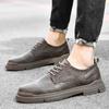 Fashion New Men's Leather Casual Shoes Brand Men's Oxford Shoe Outdoor Men's Sneakers Lace Up Men's Versatile Business Shoes