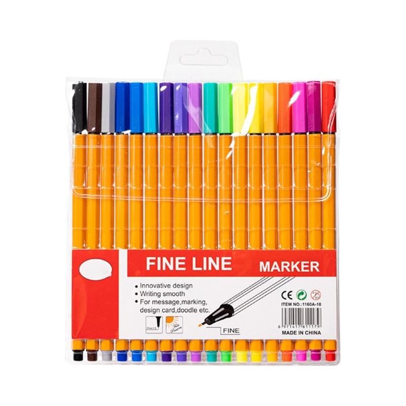 Water Based Ink Pen Precisions 0.4mm Tip Artist Markers For Detailed Drawing Writing Coloring Projects