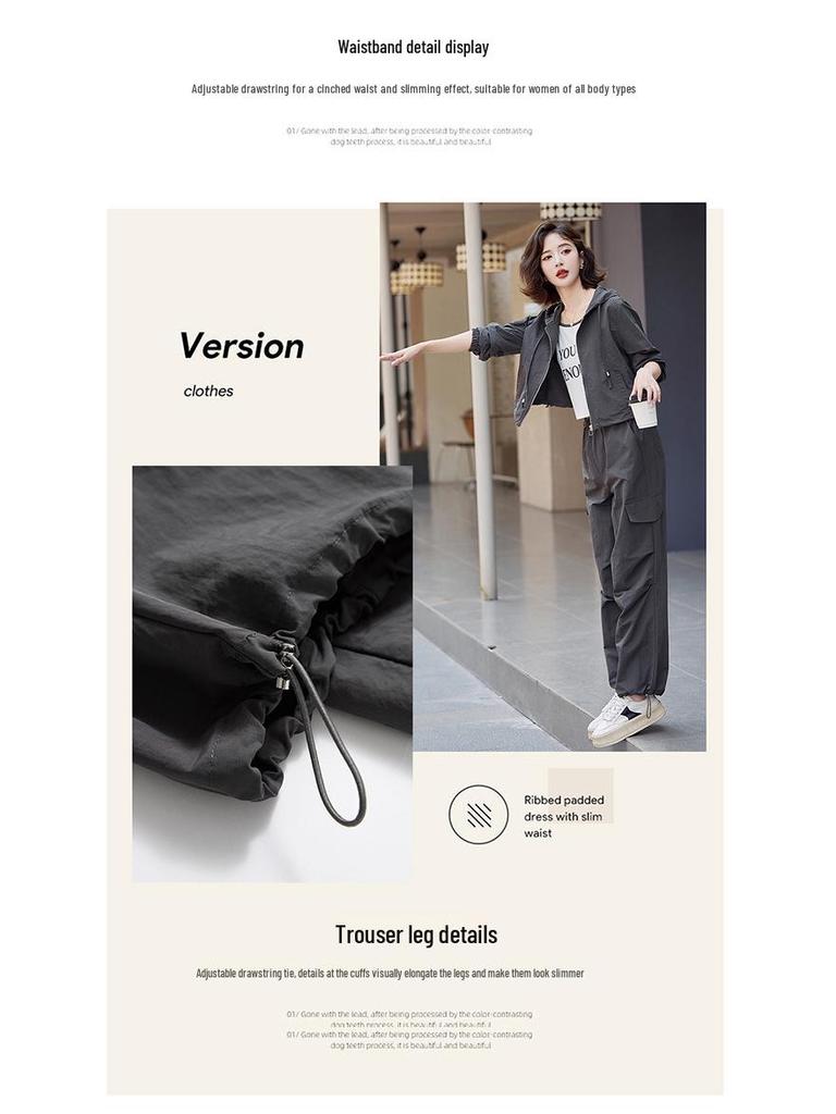 Women's Trendy Small-Size Three-Piece Workwear Sports Set - Spring 2025 Collection