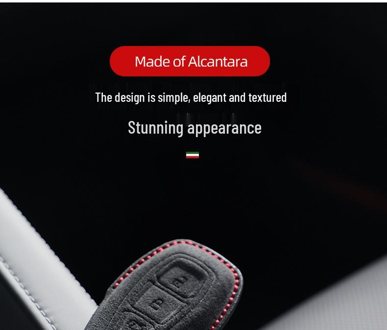 Ford Mondeo, Explorer, EVOS, Escape Alcantara Suede 3D Key Case Cover