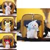 Cute Trendy Little Lamb Plush Toy Soft White Sheep Bag Charm Keychain Kids Doll
