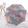1 Stück Automatisch Öffnender/Schließender Regenschirm mit Liebes-Aufdruck, Windfest, Stabiles 8-Rippen-Dach, , Outdoor-Accessoire, Ideal als Geschenk yy251117087