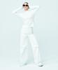 ATTENTIONROW FOR WOMEN Cloud Winkle Half-Neck Long-Sleeve T-Shirt (Ivory)