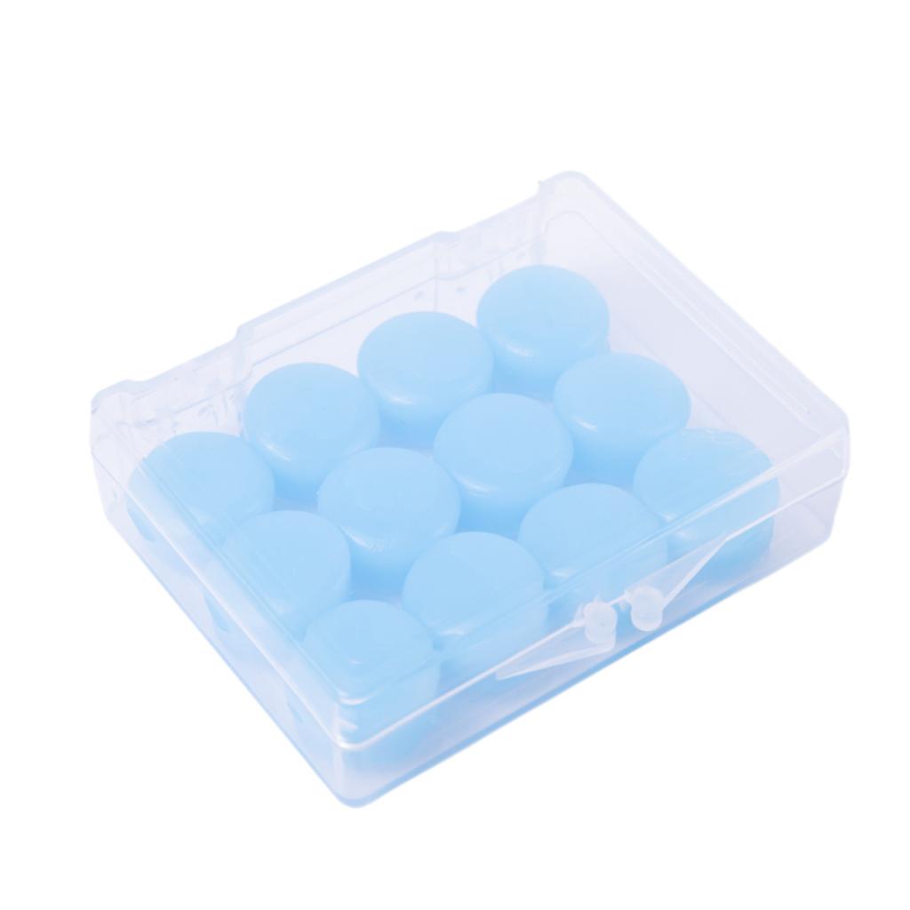 Swimming Ear Plugs Swim Earplugs Waterproof Silicone Ear Plugs Silents Earplugs Set for Swimming Surfings Shower Bathing