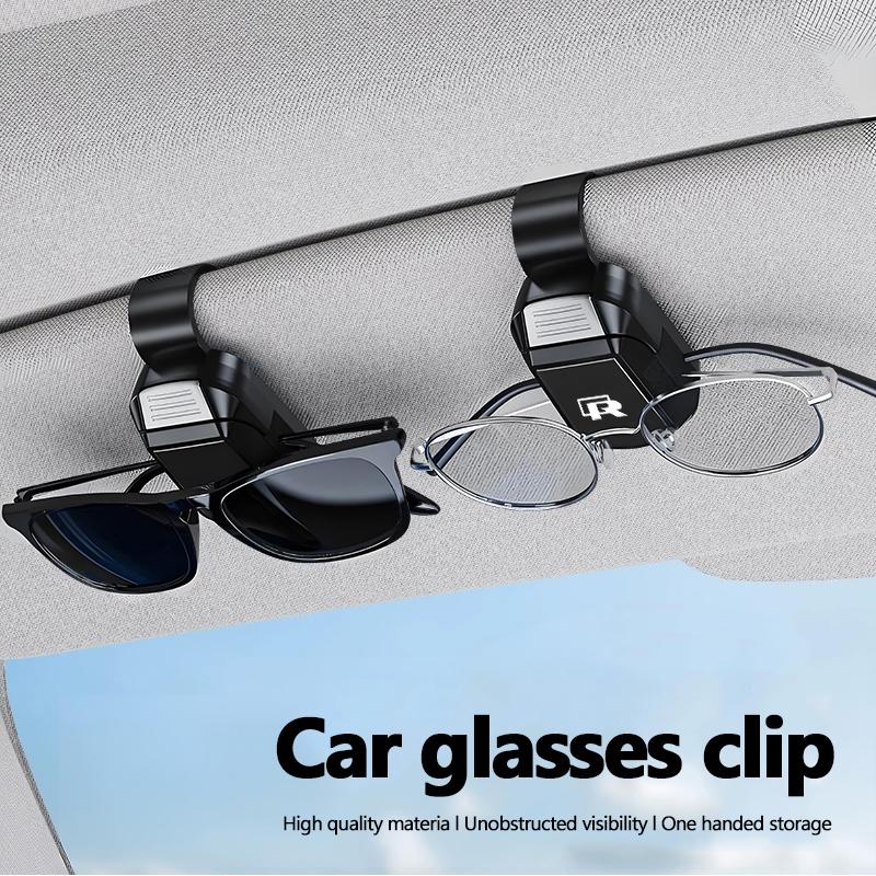 2026 Heiß Für Volkswagen VW 1 Stück Brillenaufbewahrungshalter Auto Sonnenblende Sonnenbrillenclip Für VW GTI Polo Golf Passat Tiguan Arteon T