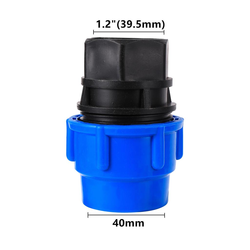 1/2" 3/4" 1" 1.2" 1.5" Female Thread Irrigation Adapter PE Pipe 20/25/32/40/50mm PE Pipe Straight Quick Connector Conversion 1Pc