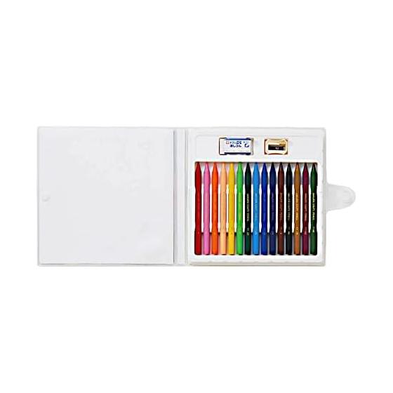 Sakura Crepas Coupie Pencil for Elementary School Students 15 Color Set (12 Colors + 3 Colors)