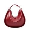 Nischen-Design Mondtasche Leder-Achseltasche Damen Neu Einfach High-End Schulter-Crossbody Vielseitig Damen-Tasche