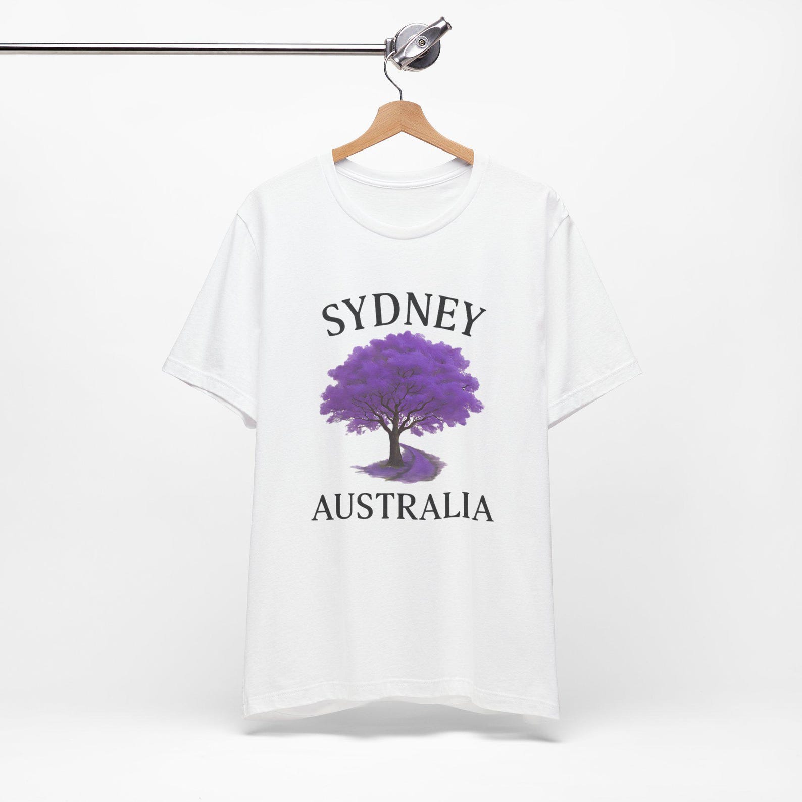 Sydney Australia Tourist Unisex Tee Shirt, Jacaranda Tree, Springtime Visitor, Photographer, Botanical Garden, Nature and Travel , Lovers 3XL