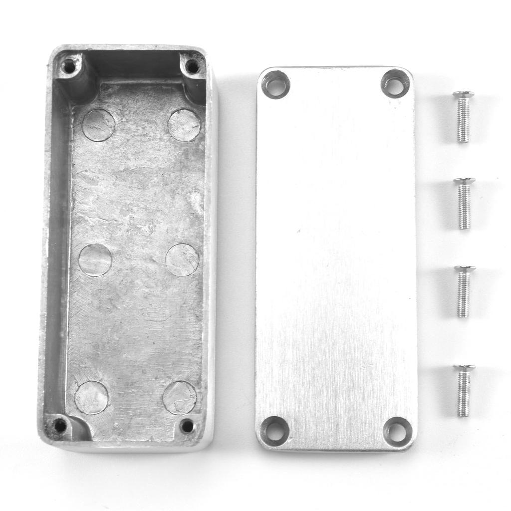 Dovhmoh 1pc Aluminum Stompbox Effect Pedal Enclosure for Guitar 1590A Style
