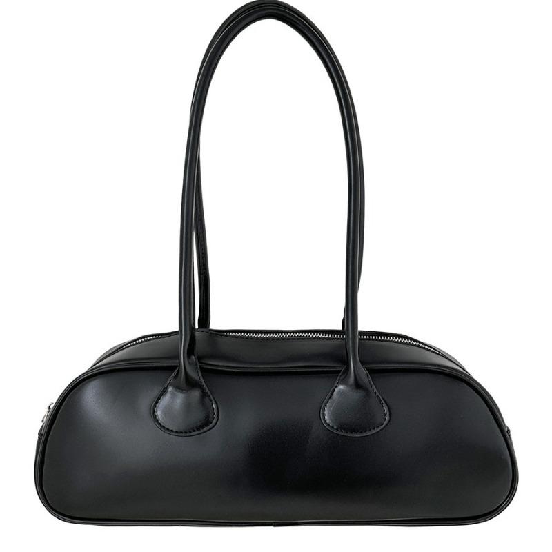 Modische Baguette-Umhängetasche - Strukturierte PU-Achseltasche Retro-Minimalistisches Design für Damen Einzigartiges Alltagsaccessoire