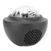 Night Light Projector Bluetooth Speaker Music Projection Lamp for Gaming Room Home Theater Room Decor Aurora Black