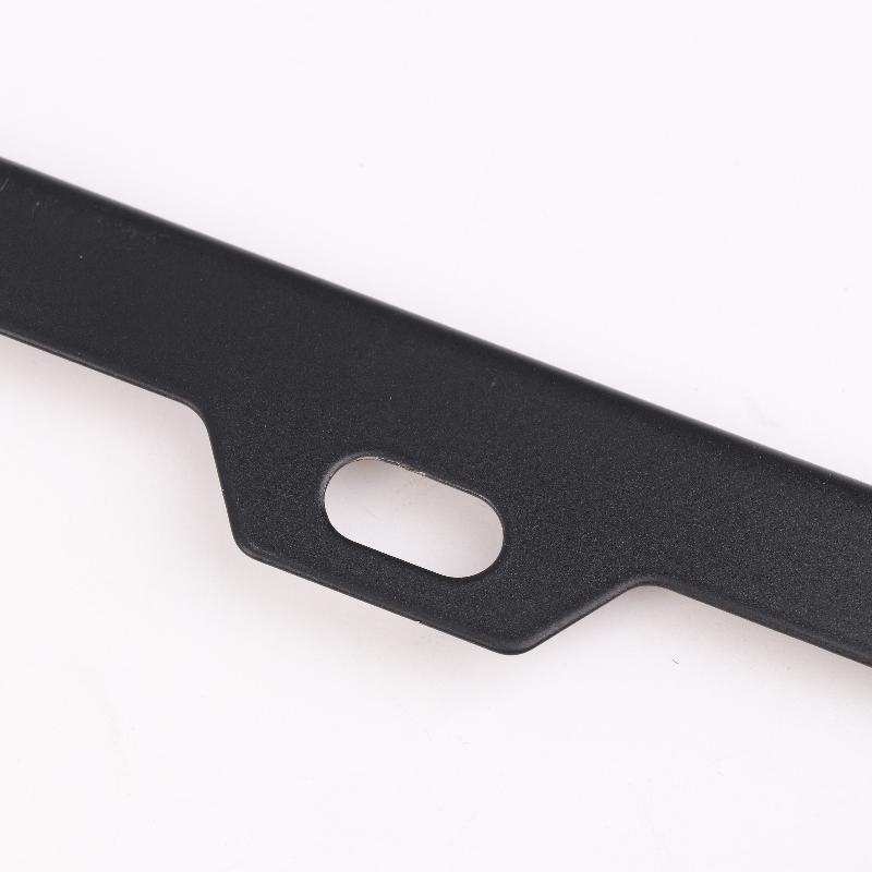 1 Set American Auto Accessory Universal Stainless Steel License Plate Frame Black Bracket Number Plate Tag Cover For Front Rear