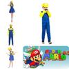 Halloween Cosplay Costume For Kids And Adults Super Mario Outfit In Various Colors