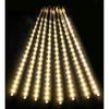 LED Meteor Shower Solar String Lights - Waterproof Outdoor Holiday Tree Decoration