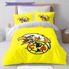 America Football Club Pattern Bedding,Quilt Set Quilt Cover Pillowcase Home Birthday Gift (1 * duvet cover + 2 * pillowcase, without core)