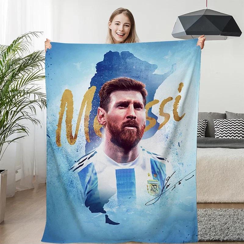 Winterdecke Sofa Messi Digitaldruck King Size Warm Knie Bett Fleece Camping Benutzerdefiniert Flauschig Weich Decken Mikrofaser Bettwäsche