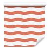 Striped Wallpaper with Subtle Detail, Coral for Living Room and Bedroom 50x1000
