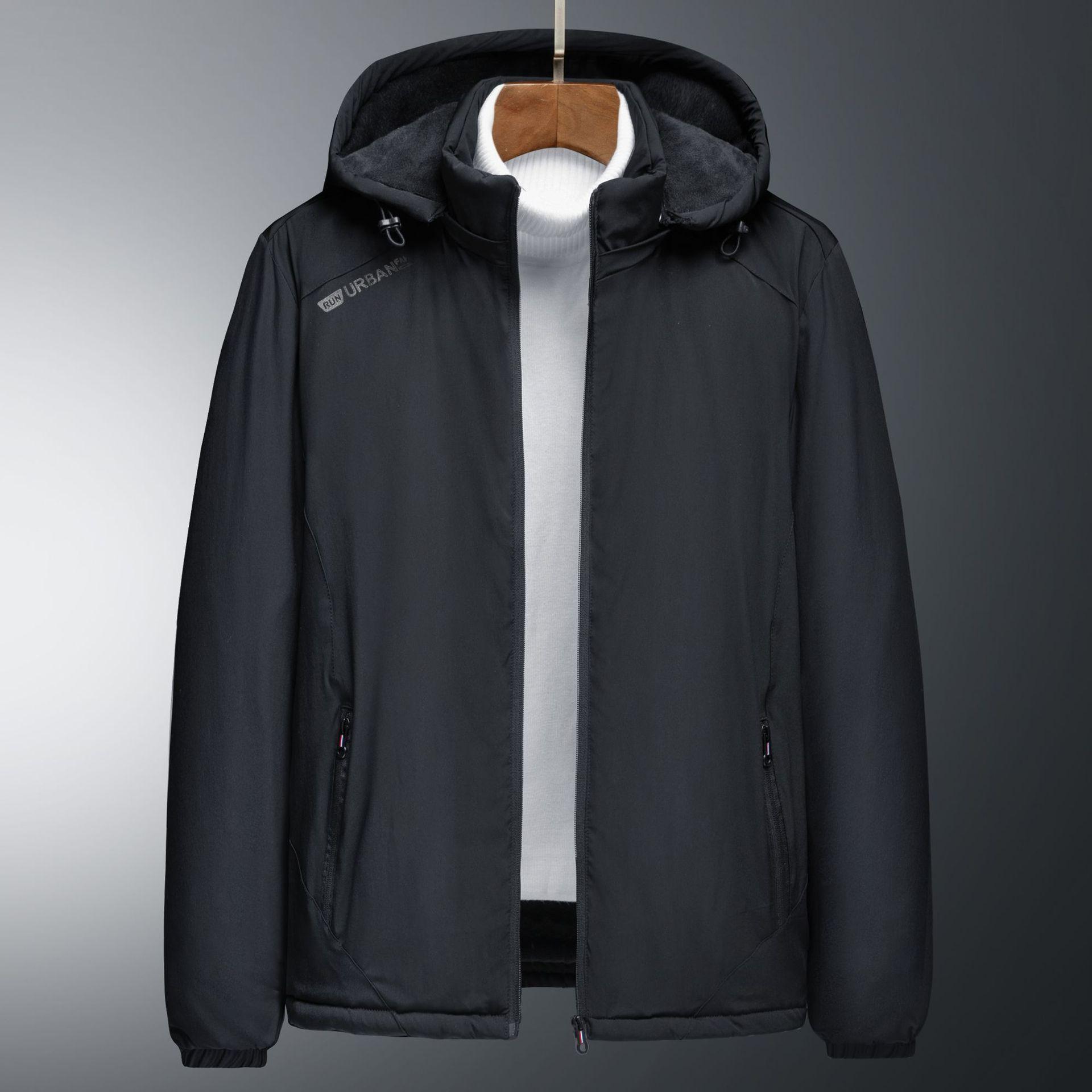 

Повседневная мужская хлопковая куртка с капюшоном, ветрозащитная, зимняя, для ежедневной носки 8XL 240-130 kg