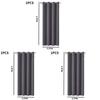 Wholesale Cross-border Full Blackout Fabric Solid Color Balcony Sunscreen Insulation Outdoor Waterproof Window Curtain Finished Punching Curtain