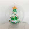 Inflatable Christmas Balls Waterproof Giant Christmas Ball Wear Resist Flocking Decoration Ball for Yards Lawns Porches Gardens