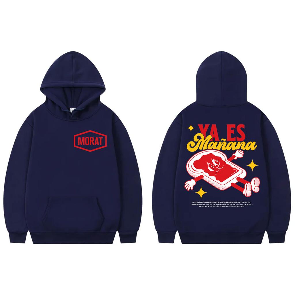 Morat Yem World Tour 2026 Merch Hoodies Unisex Fashion Y2k Oversized Pullovers High Quality Fleece Long Sleeve Sweatshirts