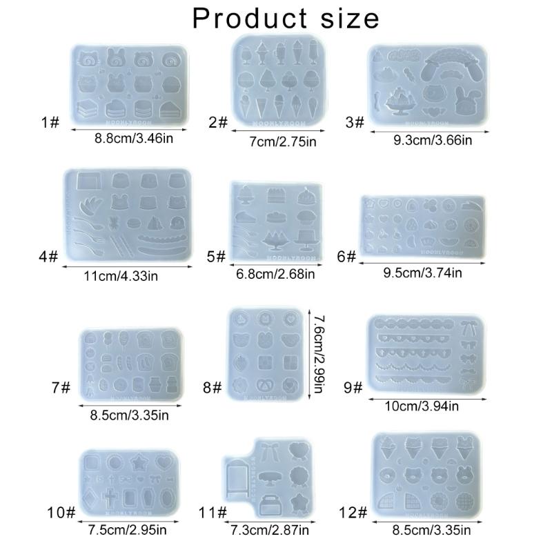 Practical Accessory Crafting Mold Convenient Silicone Mold Set for Making Various Crafts and Handmade Jewelry Projects