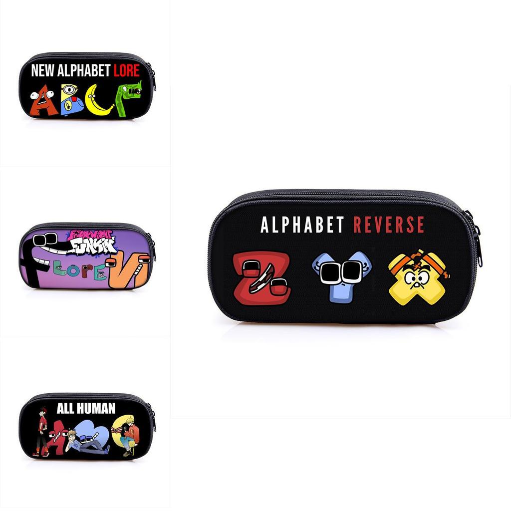 Pencil Pouch Bag Alphabet Lore Large Capacity Student Gift