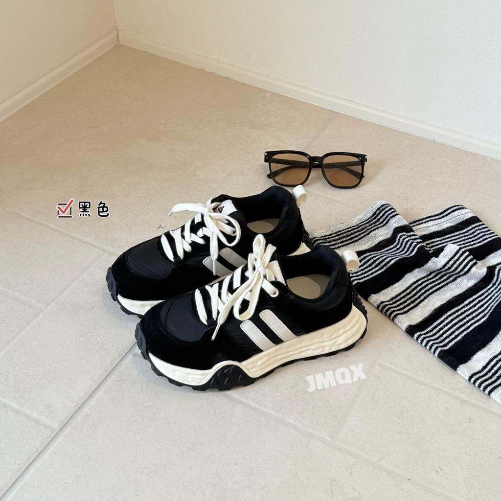 European Station 2025 Autumn New Leather Platform Height Increasing Dad Shoes Women's Fashion Versatile Casual Sports Forrest Gump Shoes