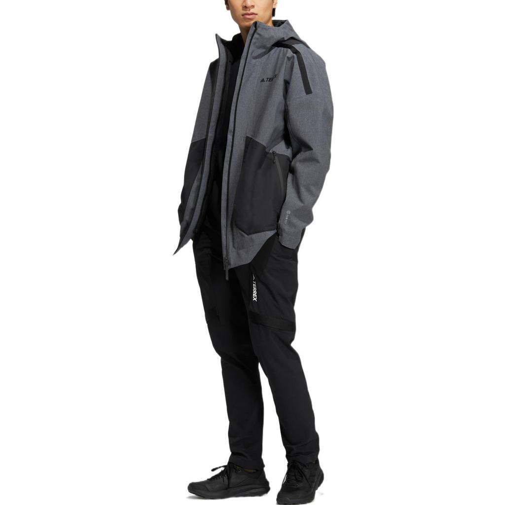 Adidas Jackets Unisex Gray Hooded Moderate Other HN2026