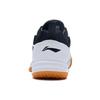 Li Ning All-Around King 21 V1 Fabric Non-Slip Wear-Resistant Low-Top Badminton Shoes Unisex Shoes White Black AYTS038-1