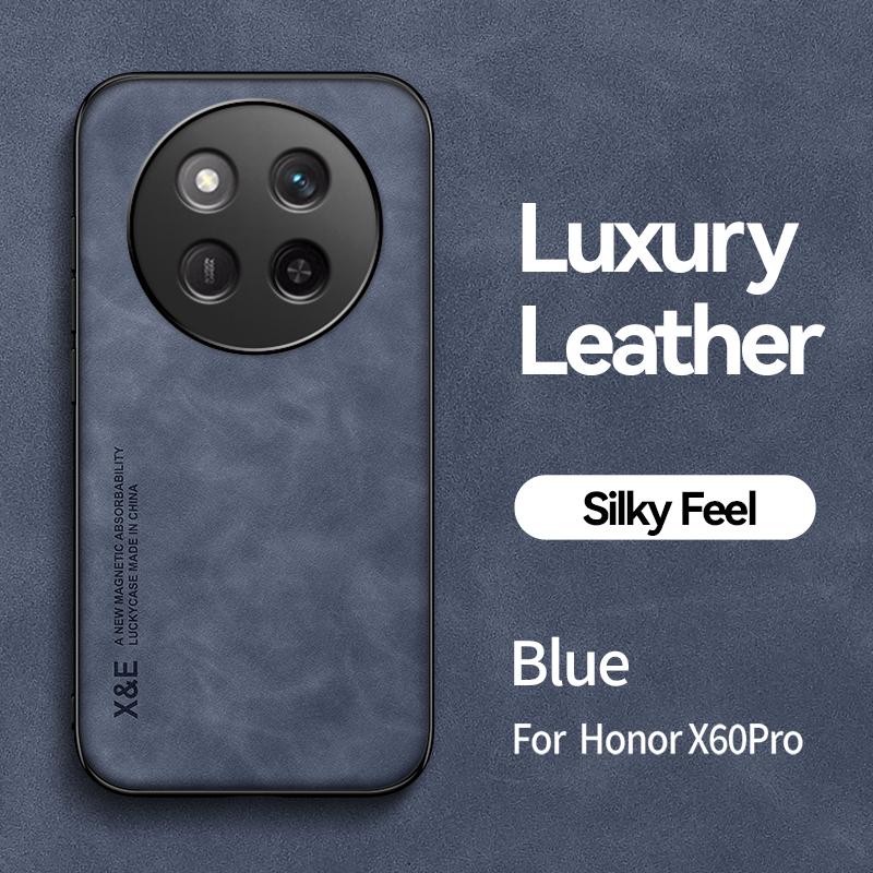 Magnetic Suede Leather Case For Honor Magic7 Lite Magic7Lite 5G Shockproof Matte Silicone Soft Case Cover