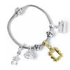 FRIENDS TV Show Charm Bracelet with four charms