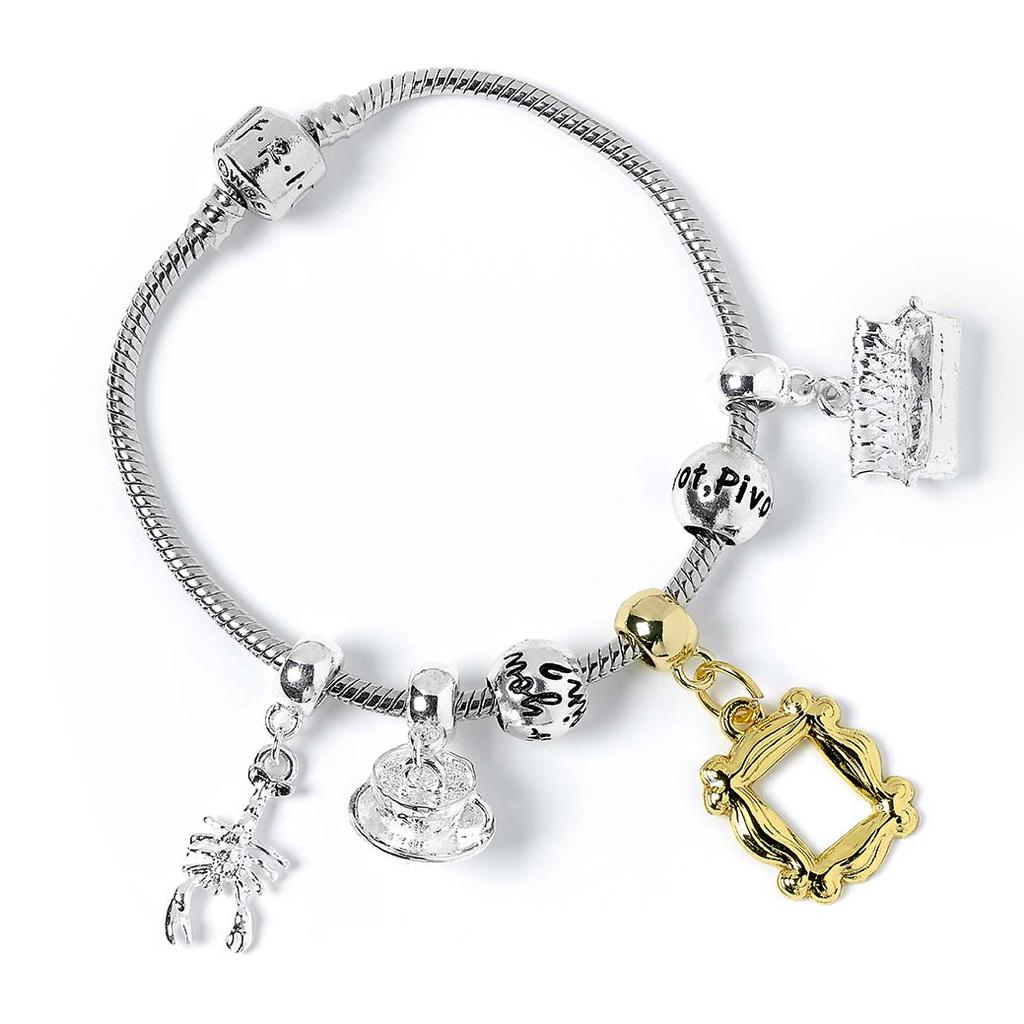 FRIENDS TV Show Charm Bracelet with four charms