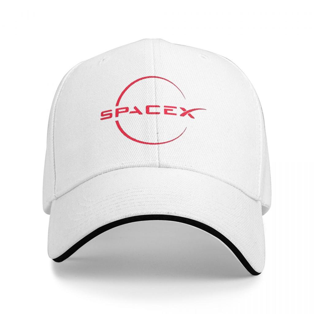Spacex Spacex Logo Baseballkappen Snapback Baseballmützen Atmungsaktiv Lässig Kappe Outdoor Unisex