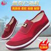 High Quality Shoes Women's Canvas Shoes Soft Sole One Pedal Casual Shoes Middle Elderly Women's Shoes
