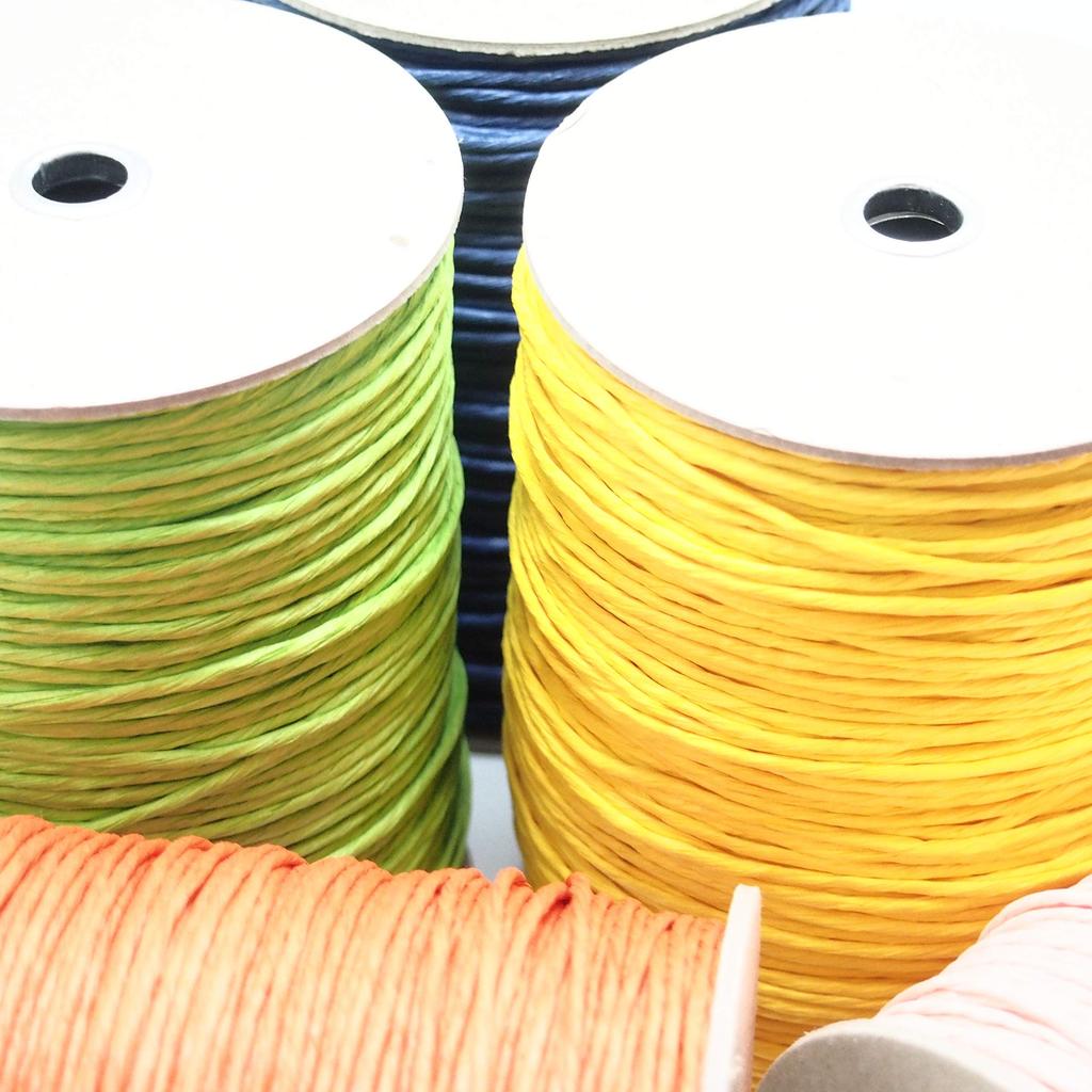 Medium Paper for Packaging Washi Thread String, Approx. 150m, Wrapping, Handmade, Materials, (37 Pink)