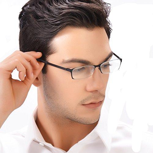 KLESIA Reading Glasses, Blue Light Blocking, Ultra-Lightweight, Compact Storage, Fashionable (Power: +1.5, Brown)